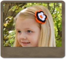 Heather Flower Clip